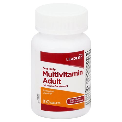 Image for Leader Multivitamin, One Daily, Adult,100ea from MONTEREY DRUGS